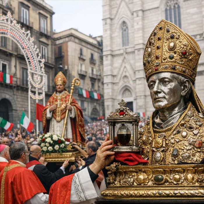 Pourquoi les Italiens célèbrent-ils San Gennaro à Naples ? | Histoire et miracle
