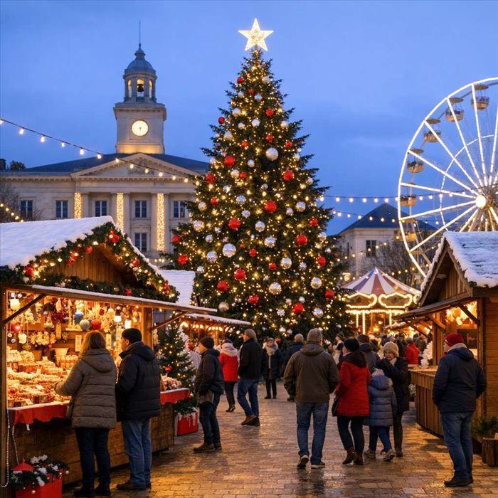 Marché de Noël de La Roche-sur-Yon : guide pratique et sorties