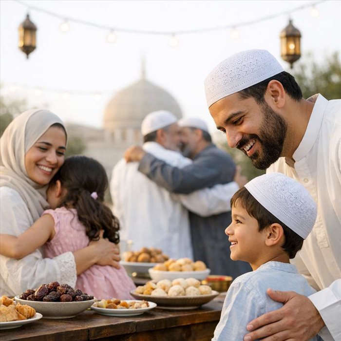 Que célèbre l’aïd el-fitr à la fin du ramadan ?