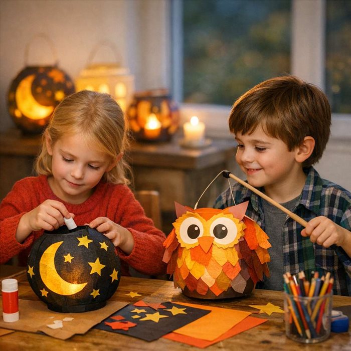 Pourquoi les enfants allemands fabriquent des lanternes en novembre ?
