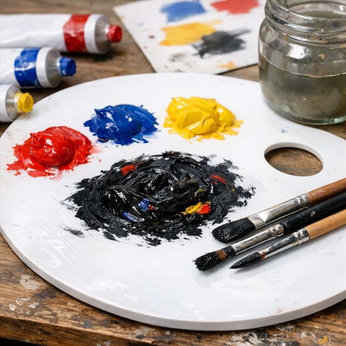 Comment obtenir du noir en mélangeant des couleurs ? Guide pratique