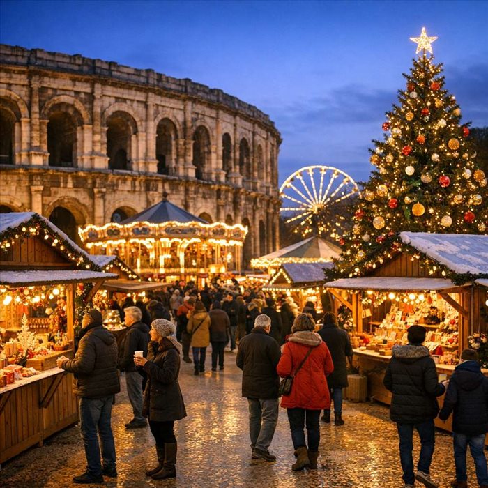 Marché de Noël de Nîmes : dates, conseils et bons plans