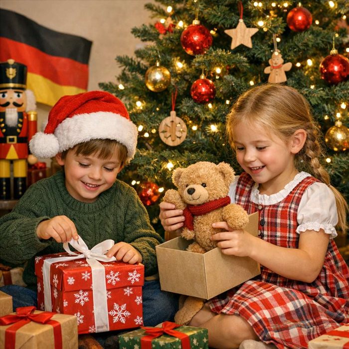 Pourquoi les enfants allemands reçoivent des cadeaux à Noël ?