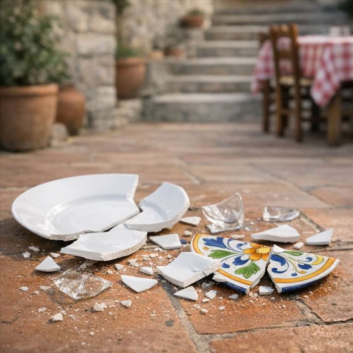 Pourquoi casse-t-on la vaisselle en Italie ? Traditions et sens