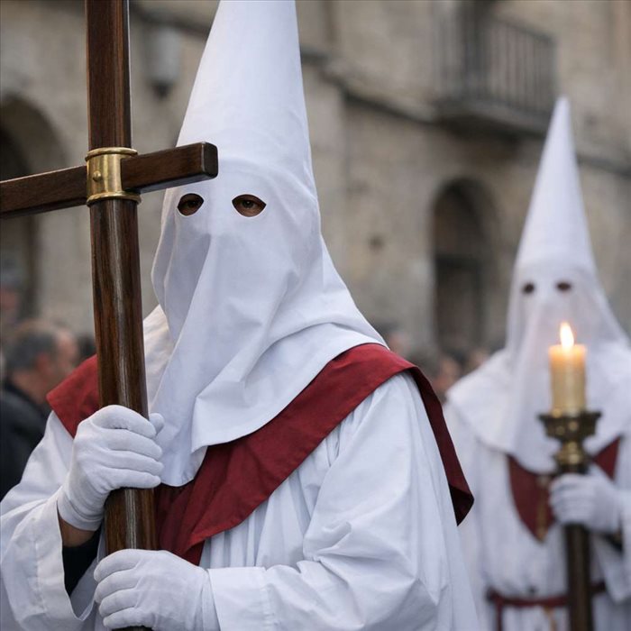 Pourquoi les pénitents portent une cagoule pendant les processions ?