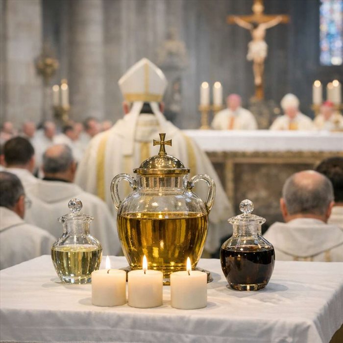 Messe chrismale : sens, déroulement et rôle dans la Semaine sainte