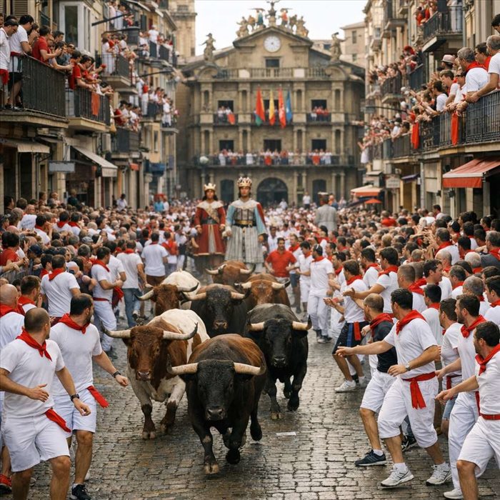 San Fermín à Pampelune : déroulement, encierro et traditions