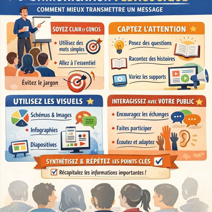 Communication pédagogique : comment mieux transmettre un message ?