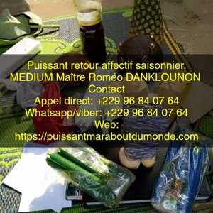 Grand marabout Féticheur africain , un vendeur d'articles festifs à Nérac